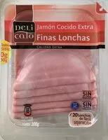 Mängden socker i Jamón cocido extra