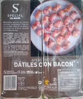 Mängden socker i Dátiles con bacon