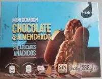 Mängden socker i Mini bombon chocolate y almendrado sin azúcares añadidos