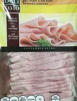 Mängden socker i Jamón cocido extra