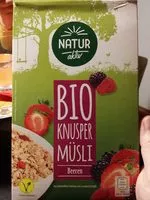 Mängden socker i Bio Knuspermüsli Beeren