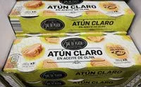 Mängden socker i Atún claro en aceite de oliva