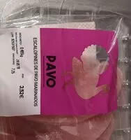 Mängden socker i Escalopines de pavo marinados