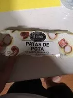 Mängden socker i Patas de pota en aceite de girasol