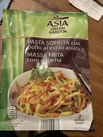 Mängden socker i Pasta so frita estilo asiático
