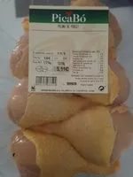 Mängden socker i Pilons de poulet