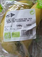 Mängden socker i Bananes