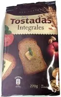 Mängden socker i Tostadas Integrales