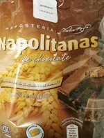 Mängden socker i Napolitanas de chocolate