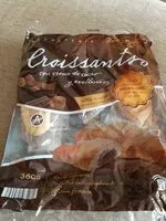 Mängden socker i Croissants con crema de cacao y avellanas