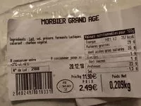 Mängden socker i Morbier grans age