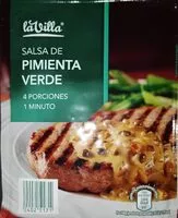 Mängden socker i Salsa de pimienta verde