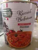 Mängden socker i Ravioli boloñesa