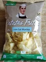 Mängden socker i Patatas fritas con sal marina