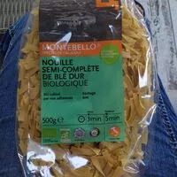 Mängden socker i Nouille semi-complete de blé dur
