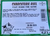 Mängden socker i Filet Mignon Fumé Nature
