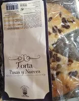 Mängden socker i Torta de pasas y nueces