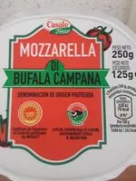 Mängden socker i Mozzarella di búfala campana