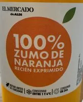 Mängden socker i Zumo de naranja