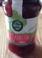 Mängden socker i Bio Konfitüre, Erdbeere