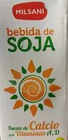 Mängden socker i Bebida de soja sin azúcares añadidos