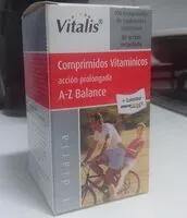 Mängden socker i Comprimidos vitamínicos A-Z Balance