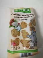 Mängden socker i Galletas ecológicas de mantequilla y cacao