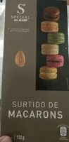 Mängden socker i Surtido de macarons