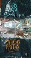 Mängden socker i Patatas fritas tesoro del sur