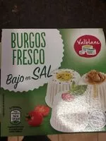 Mängden socker i Queso de Burgos fresco