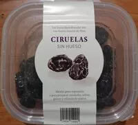 Mängden socker i Ciruelas sin hueso