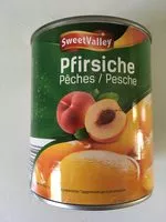 Mängden socker i Pfirsche Pêches/Pesche