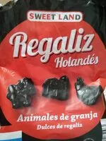 Mängden socker i Regaliz holandes