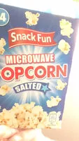 Mängden socker i Microwave Popcorn salted