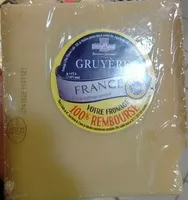 Mängden socker i Gruyère France (32% MG)