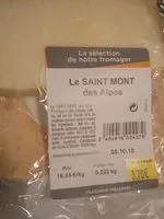 Mängden socker i Le saint mont
