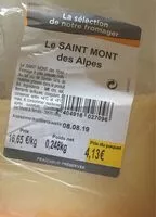 Mängden socker i Saint Mont des Alpes