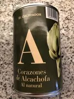 Mängden socker i Corazones de alcachofa al natural