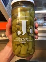 Mängden socker i Judias verdes cortadas en trozos medianos primera