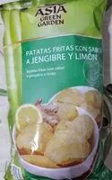 Mängden socker i Patatas fritas con sabor a jengibre y limón