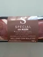 Mängden socker i Solomillo de cerdo marinado relleno con boletus