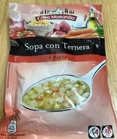 Mängden socker i Sopa con ternera