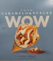Mängden socker i Cono caramelo y nueces