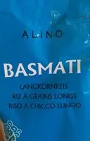 Mängden socker i Alino Basmati Reis