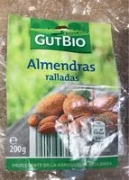 Mängden socker i Almendras ralladas