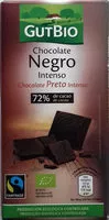 Mängden socker i Chocolate negro intenso 72% de cacao