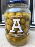 Mängden socker i Aceitunas manzanilla sin hueso
