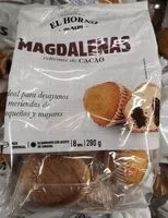 Mängden socker i Magdalenas rellenas de cacao