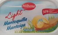 Mängden socker i Mantequilla light, 39% m.g