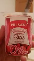Mängden socker i Yogur con fresa